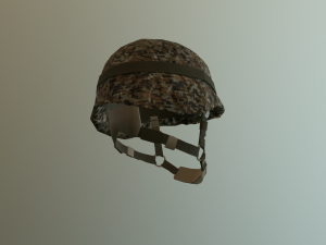 military helmet Modelo 3D
