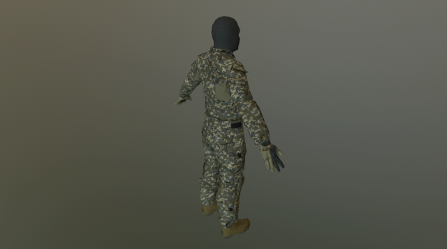 soldier Modèle 3D .c4d .max .obj .3ds .fbx .stl .blend 