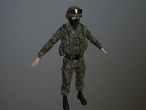 soldier 3D Model