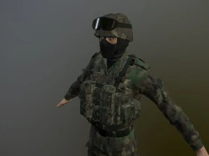 soldier 3D Model