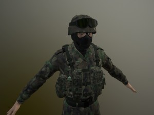 soldier 3D मॉडल