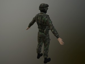 soldier 3D मॉडल