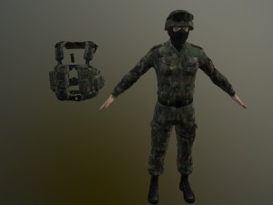 soldier 3D मॉडल