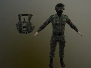 soldier 3D Model
