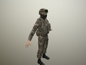 soldier 3D मॉडल