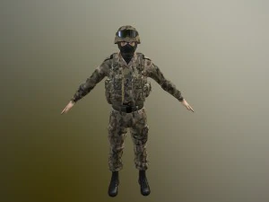 soldier 3D Model