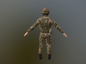 soldier 3D मॉडल
