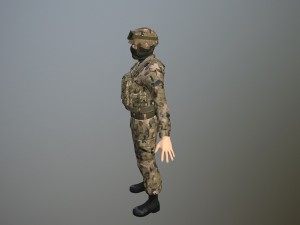 soldier 3D मॉडल