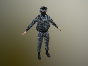 soldier 3D मॉडल