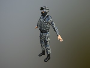 soldier 3D मॉडल