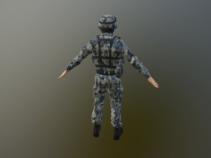 soldier 3D मॉडल