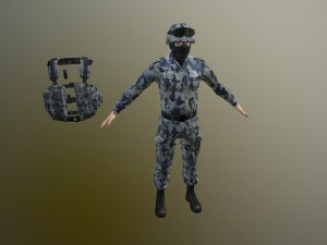 soldier 3D मॉडल