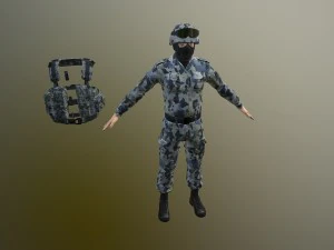 soldier 3D Model