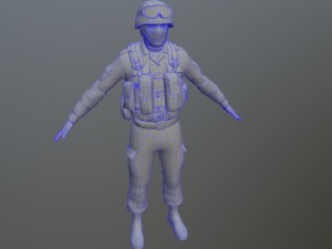 soldier 3D मॉडल