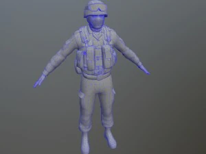soldier 3D Model
