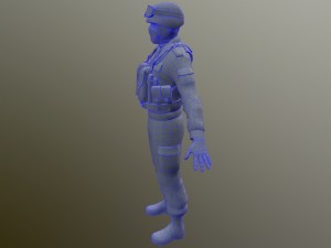 soldier 3D मॉडल