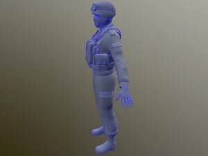 soldier 3D Model