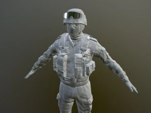 soldier 3D Model