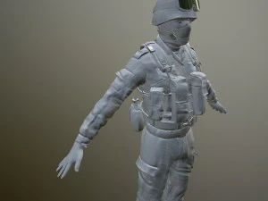 soldier 3D Model