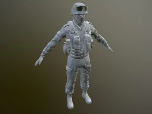 soldier 3D Model