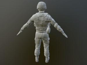 soldier 3D मॉडल