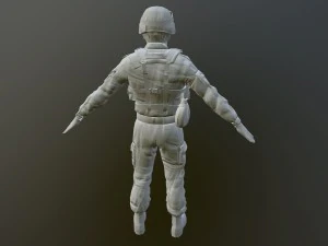 soldier 3D Model