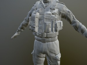 soldier 3D मॉडल