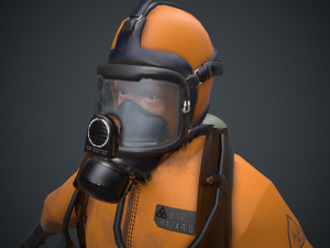 hazmat worker 3D मॉडल