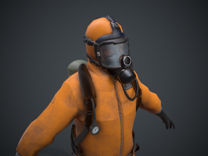 hazmat worker 3D मॉडल