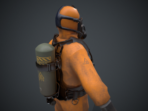hazmat worker 3D मॉडल