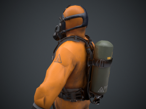 hazmat worker 3D मॉडल