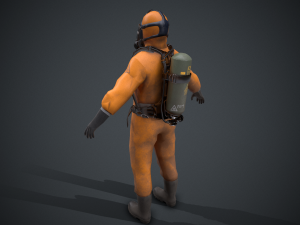 hazmat worker 3D मॉडल