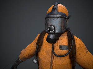 hazmat worker 3D मॉडल
