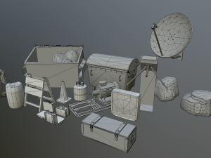 props pack 3 3D मॉडल