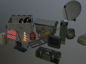 props pack 3 3D मॉडल