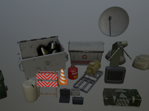 props pack 3 3D मॉडल