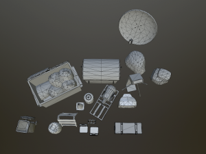 props pack 3 3D मॉडल