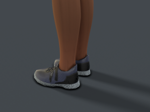 Fitness girl 3D Model