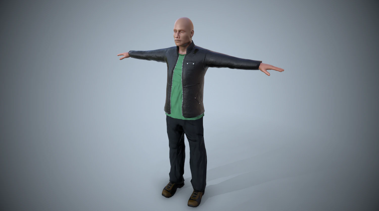 citizen 3D Model .c4d .max .obj .3ds .fbx .stl .blend 