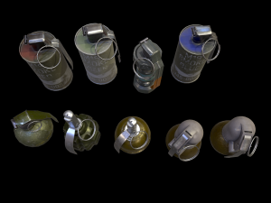 grenades pack 3D Modell