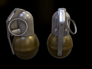 grenades pack 3D Modell