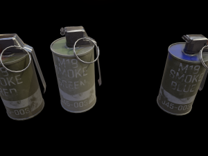 grenades pack 3D Modell