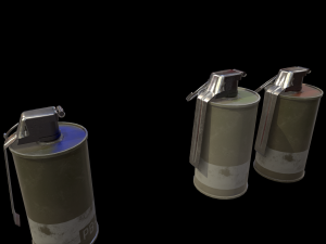 grenades pack 3D Modell