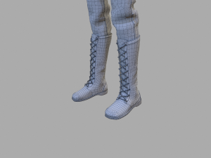 casual female 3D-Modell