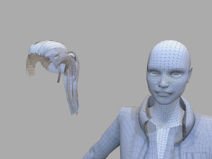 casual female 3D-Modell