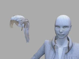 casual female 3D Model