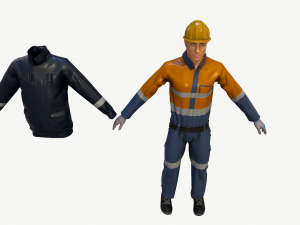 worker 3D Model
