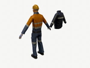 worker 3D 模型