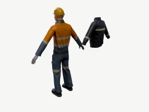 worker 3D Model