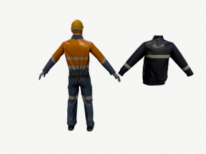 worker 3D 模型